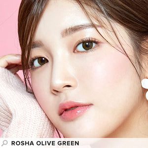 I-Girl - Rosha Olive Green (Daily Disposable)