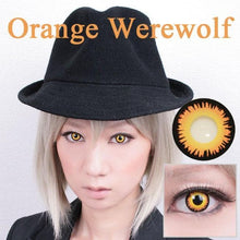 Load image into Gallery viewer, Innovision Cosplay - Orange Werewolf-Cosplay Contacts-Lensupermart