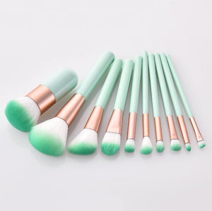 10pcs Persian Wool Makeup Brushes