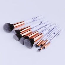 Load image into Gallery viewer, 10Pcs/Set Professional Makeup Brushes Marbling Handle