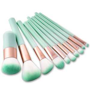 10pcs Persian Wool Makeup Brushes