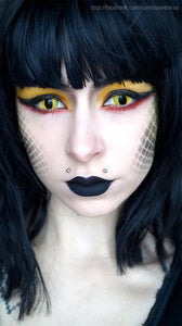 Innovision Cosplay - Yellow Cats Eye-Cosplay Contacts-Lensupermart